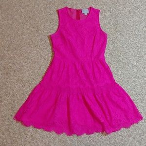 Cece pink lace dress